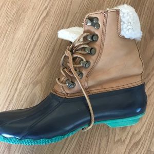 Sperry x Jcrew boots size 8.5 lightly worn